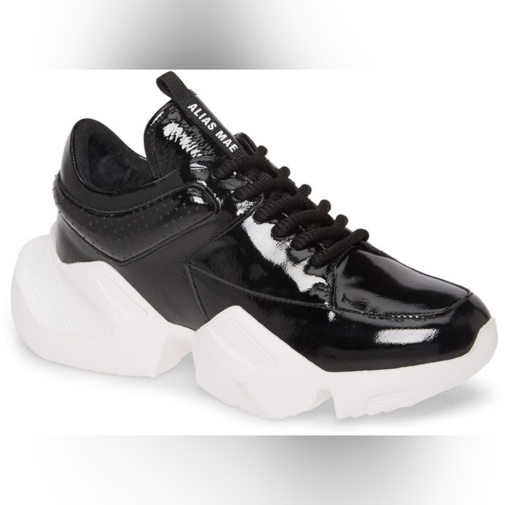 Alias Mae Tommy black patent leather sneakers - Picture 3 of 10
